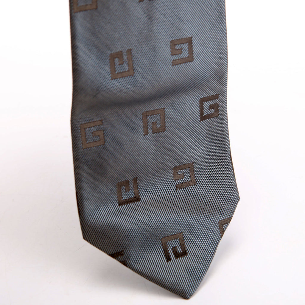 Gucci Silk Tie Grey