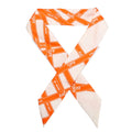 Bolduc Silk Twilly 4 Orange/Cream
