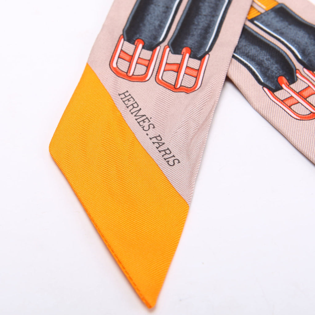 Jumping Twilly Silk Scarf Multicolor