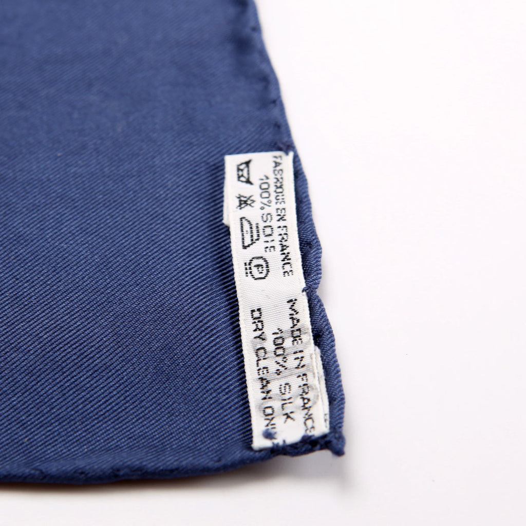 Brides De Gala 90 Silk Scarf Blue/White