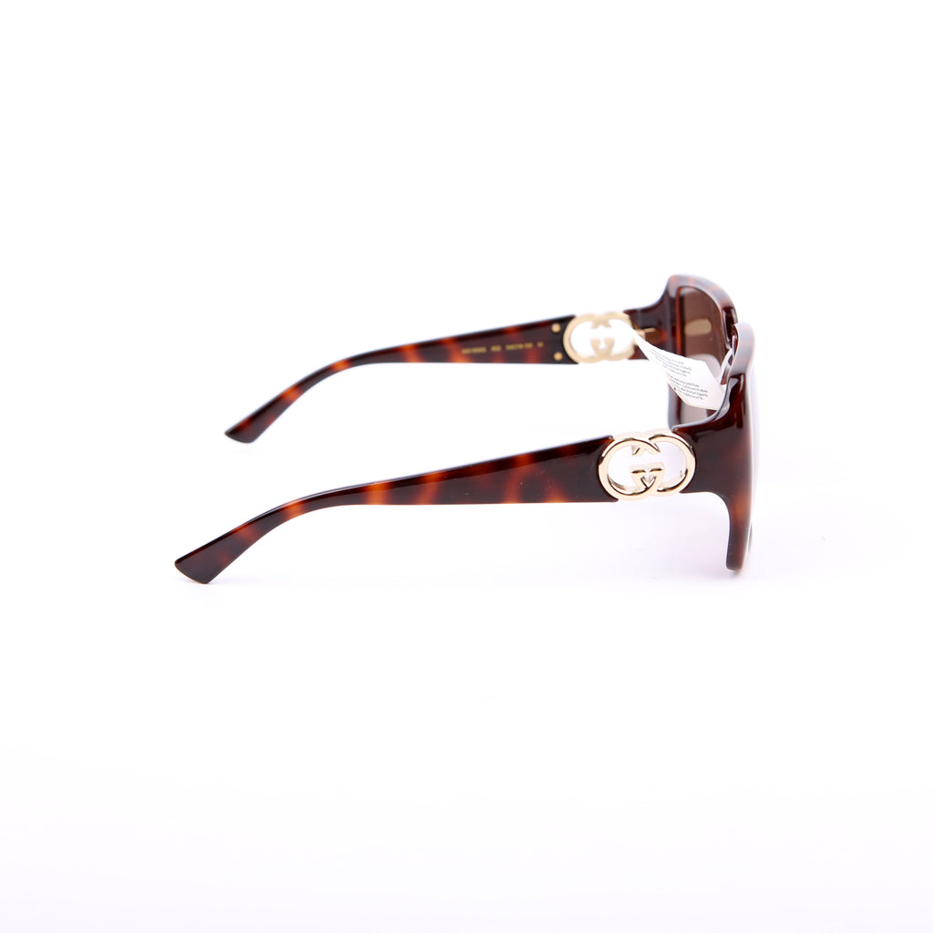 GG1692S Oversized Square Sunglasses Brown