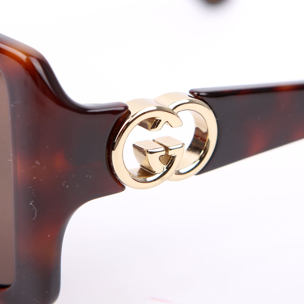 GG1692S Oversized Square Sunglasses Brown