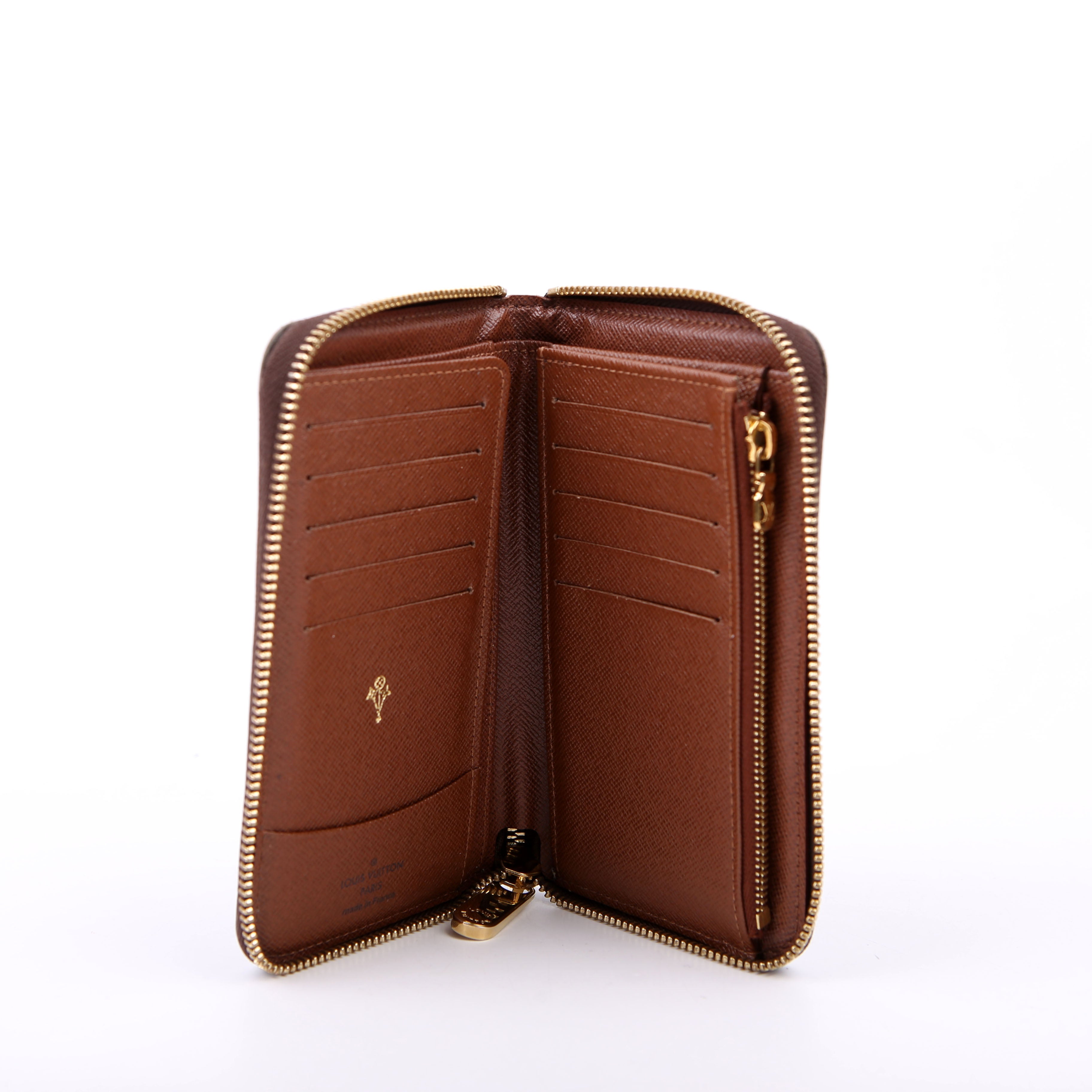 Zippy Compact Wallet Monogram