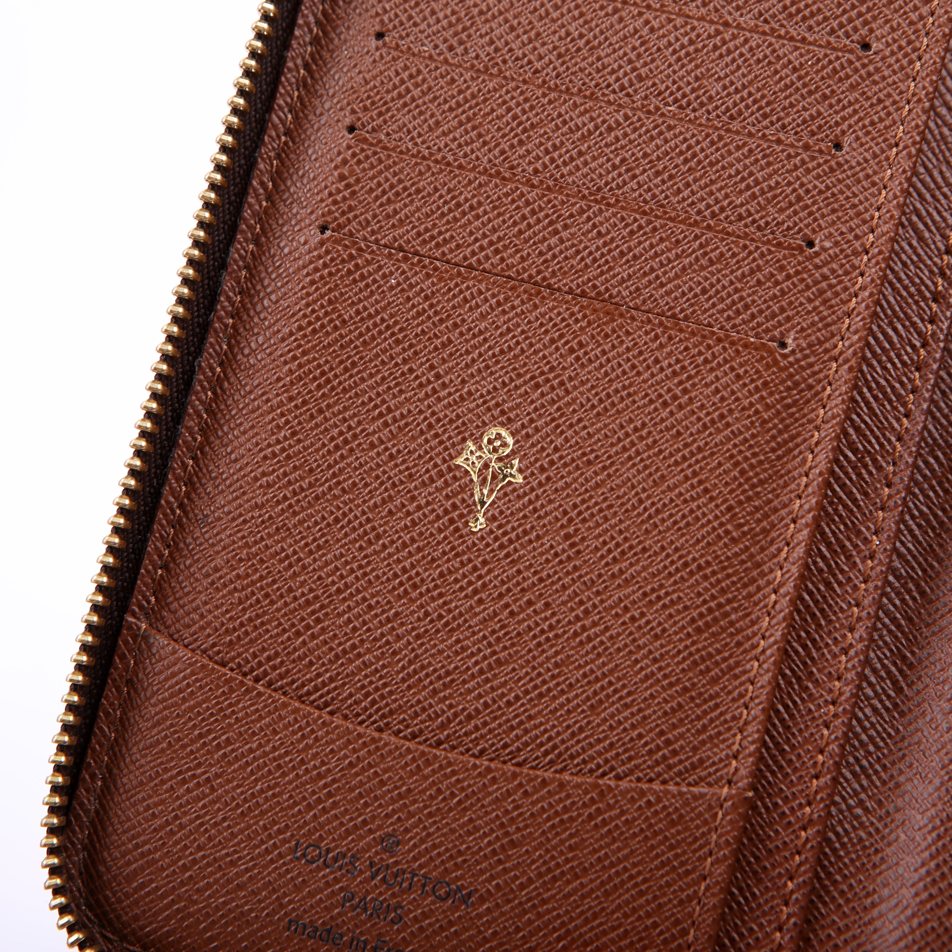 Zippy Compact Wallet Monogram