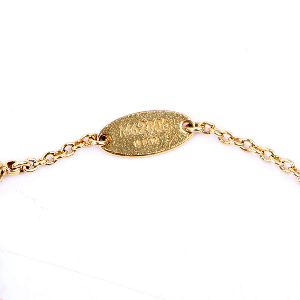 Luckygram Dice Crystal Bracelet Gold
