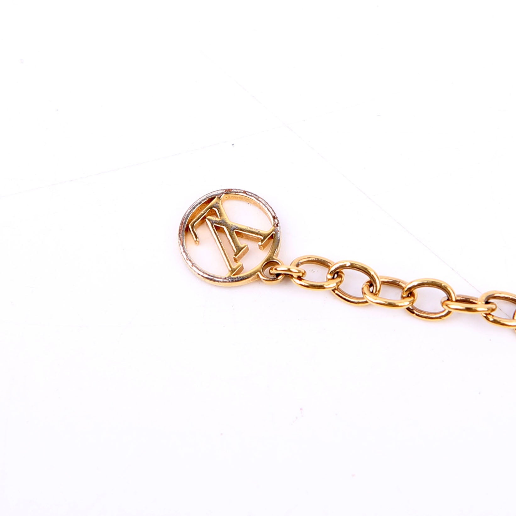 Luckygram Dice Crystal Bracelet Gold