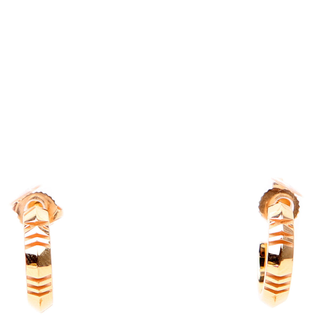 Atlas X Hoops Rose Gold 18K Earrings