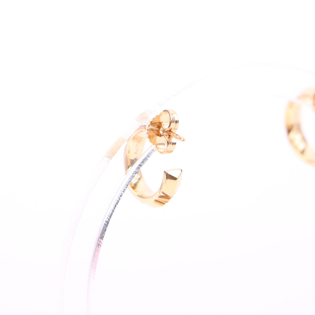 Atlas X Hoops Rose Gold 18K Earrings