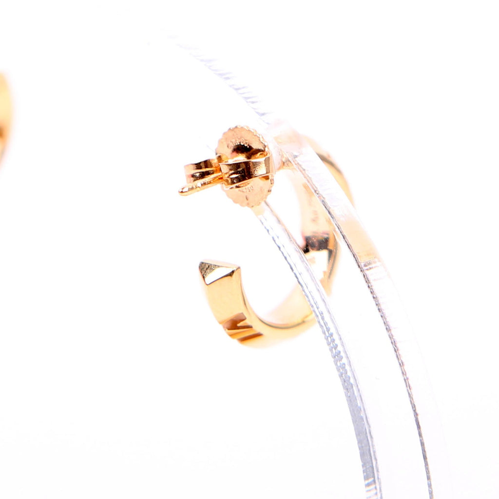Atlas X Hoops Rose Gold 18K Earrings