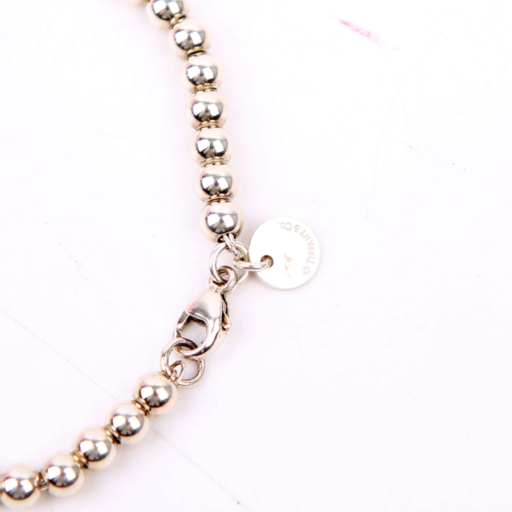 Please Return Bead Mini Heart 925/750 Bracelet Silver/Gold