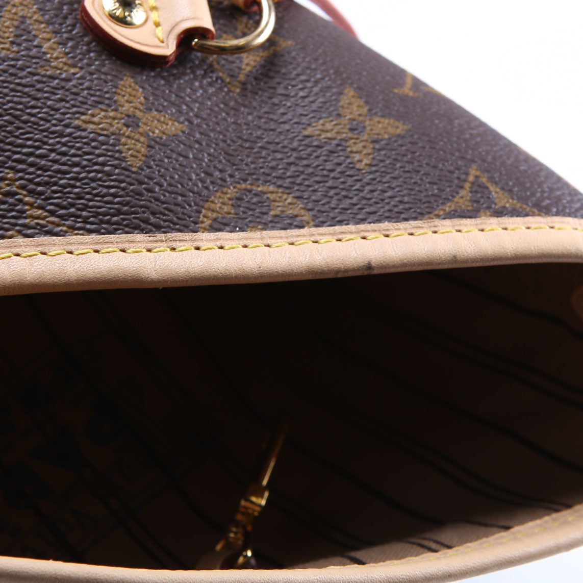 Neverfull GM Monogram Stamped Bando Inside Out