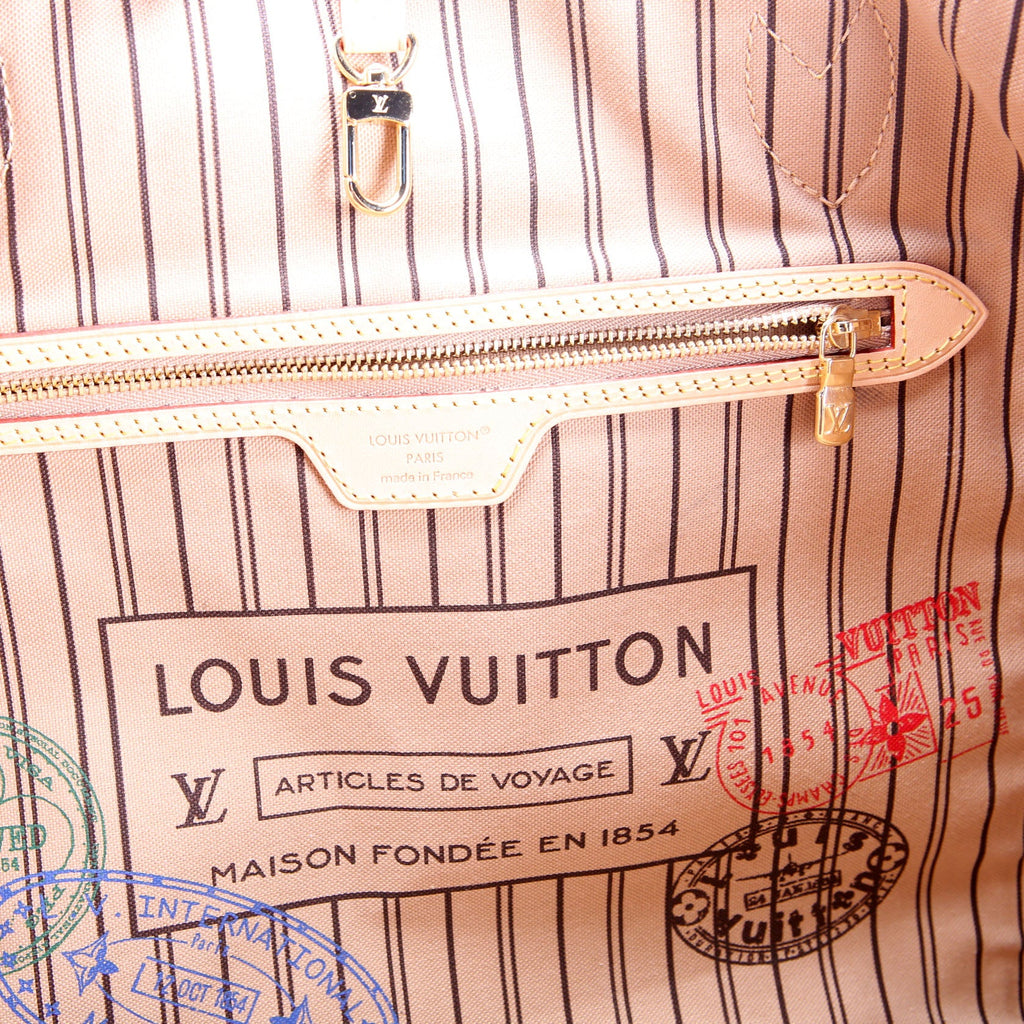 Neverfull GM Monogram Stamped Bando Inside Out