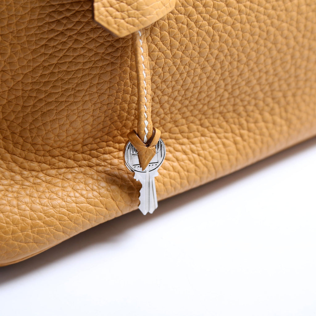 Hermes Birkin 30 Taurillon Clemence 2019 Natural Sable/Silver