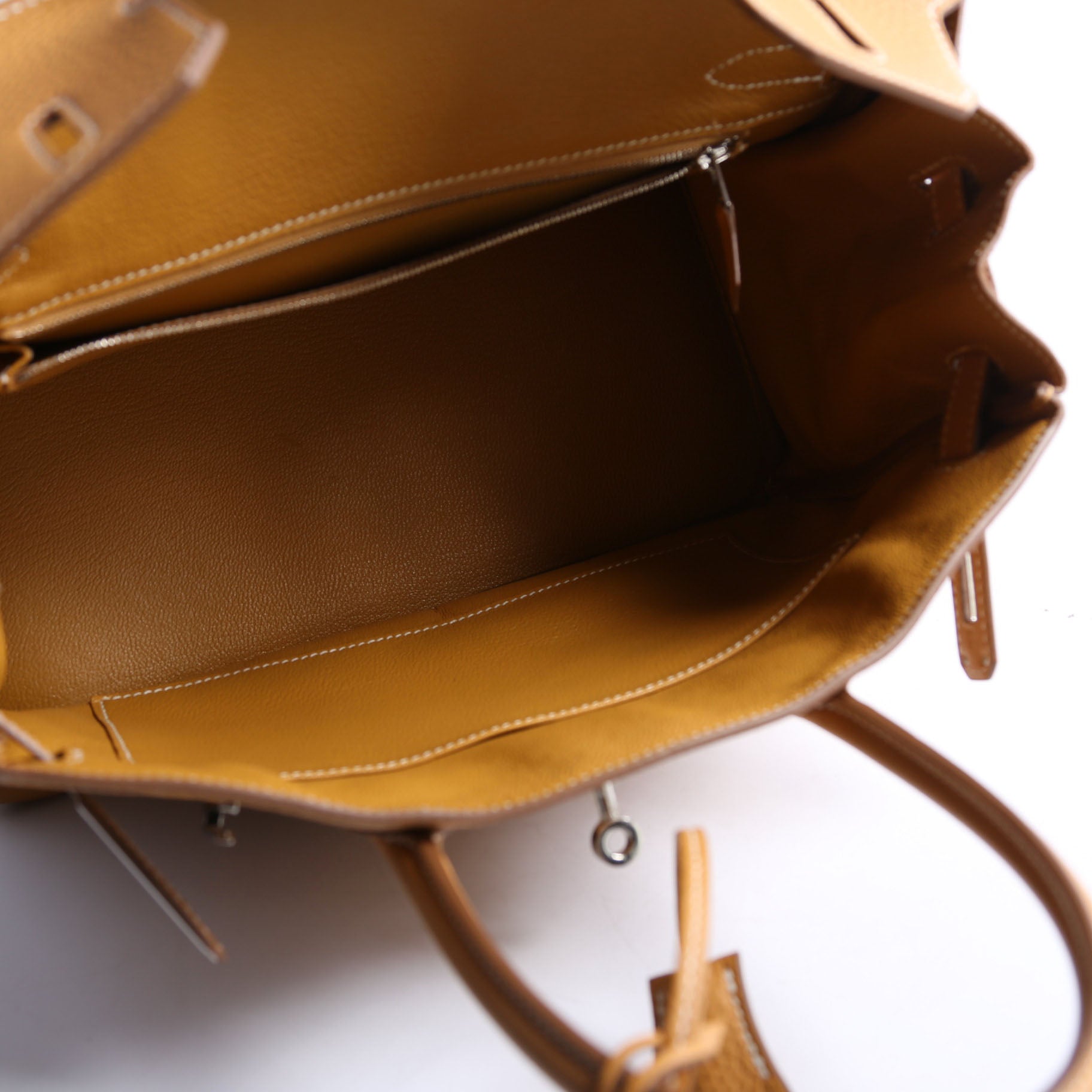 Hermes Birkin 30 Taurillon Clemence 2019 Natural Sable/Silver