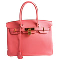 Togo Birkin 30 Rose Lip Stick/Gold