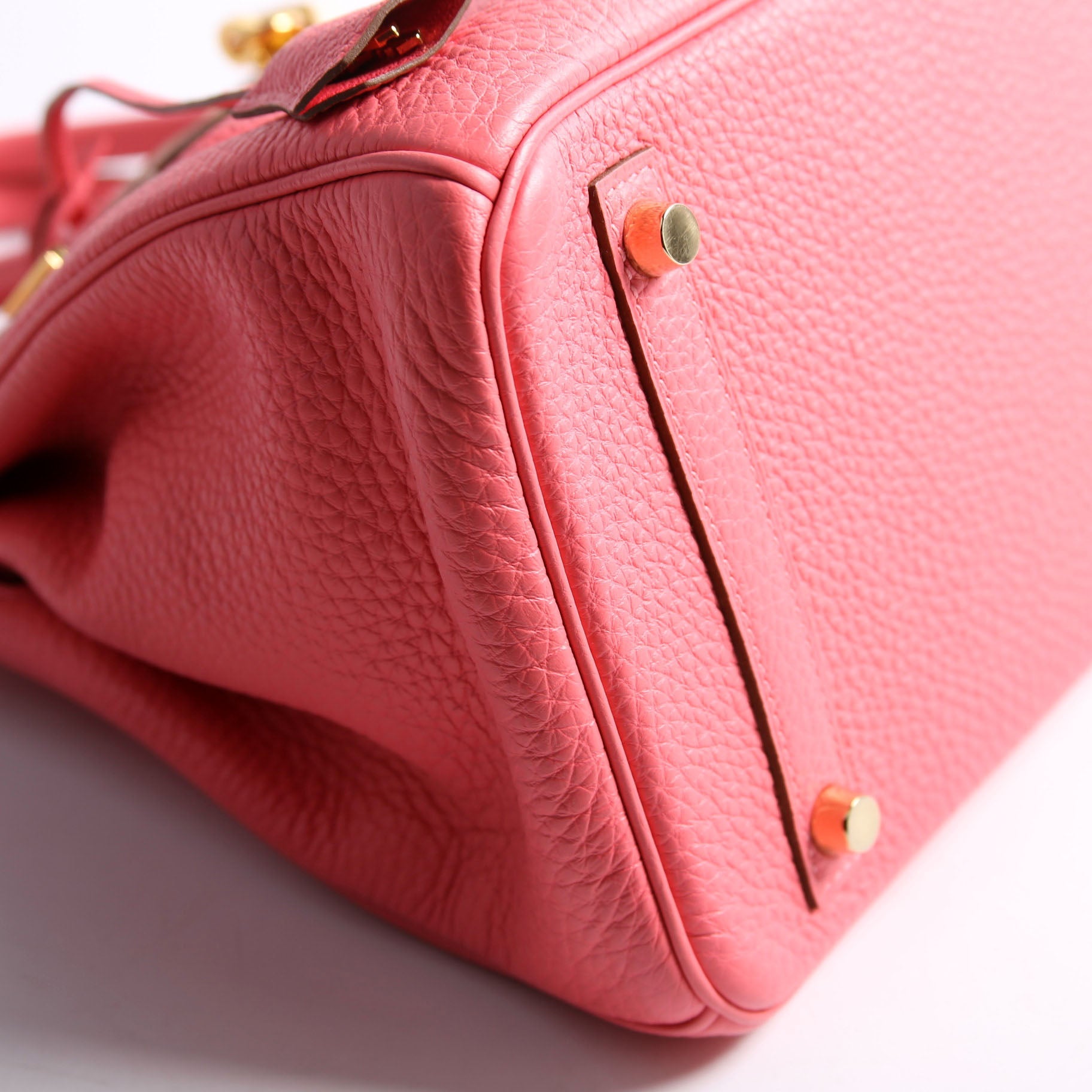 Togo Birkin 30 Rose Lip Stick/Gold