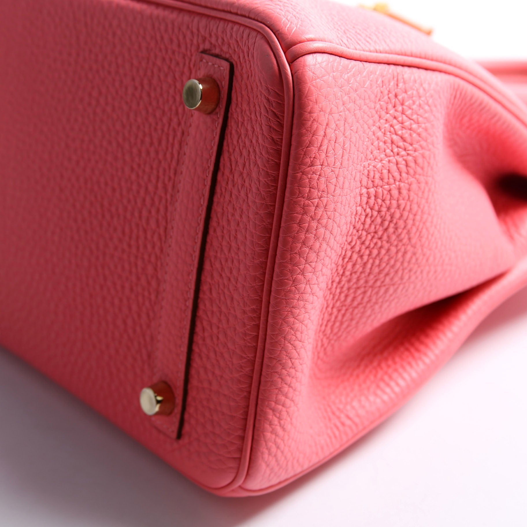 Togo Birkin 30 Rose Lip Stick/Gold