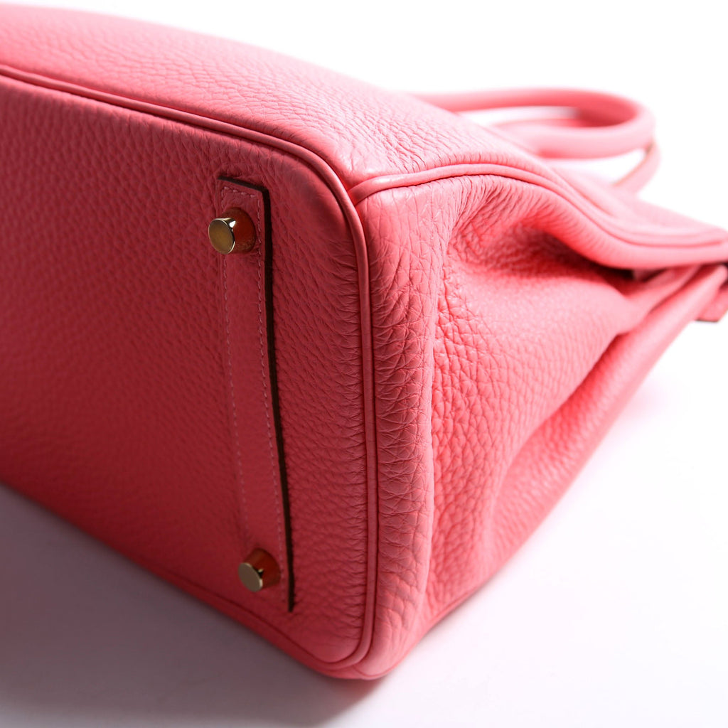 Togo Birkin 30 Rose Lip Stick/Gold