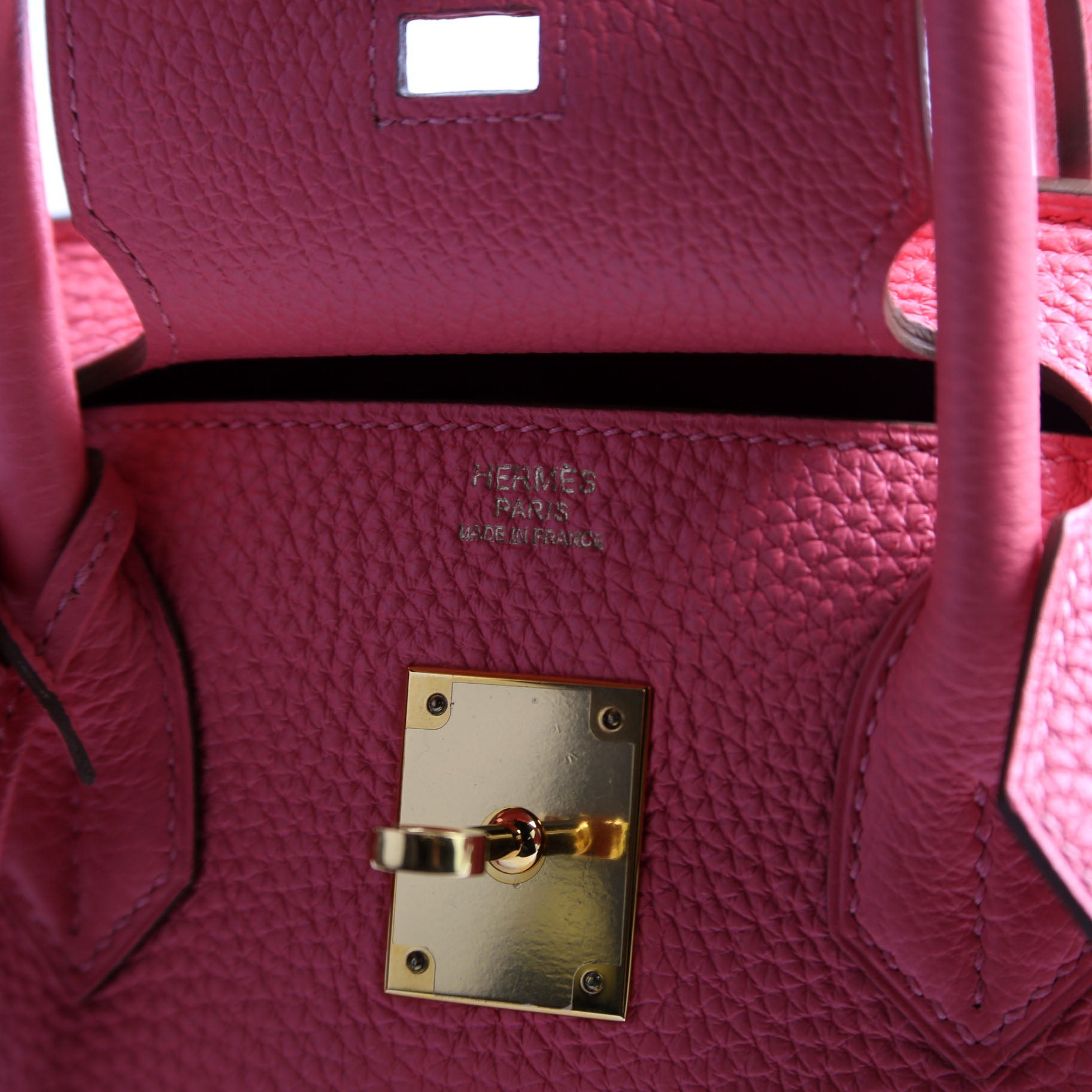 Togo Birkin 30 Rose Lip Stick/Gold