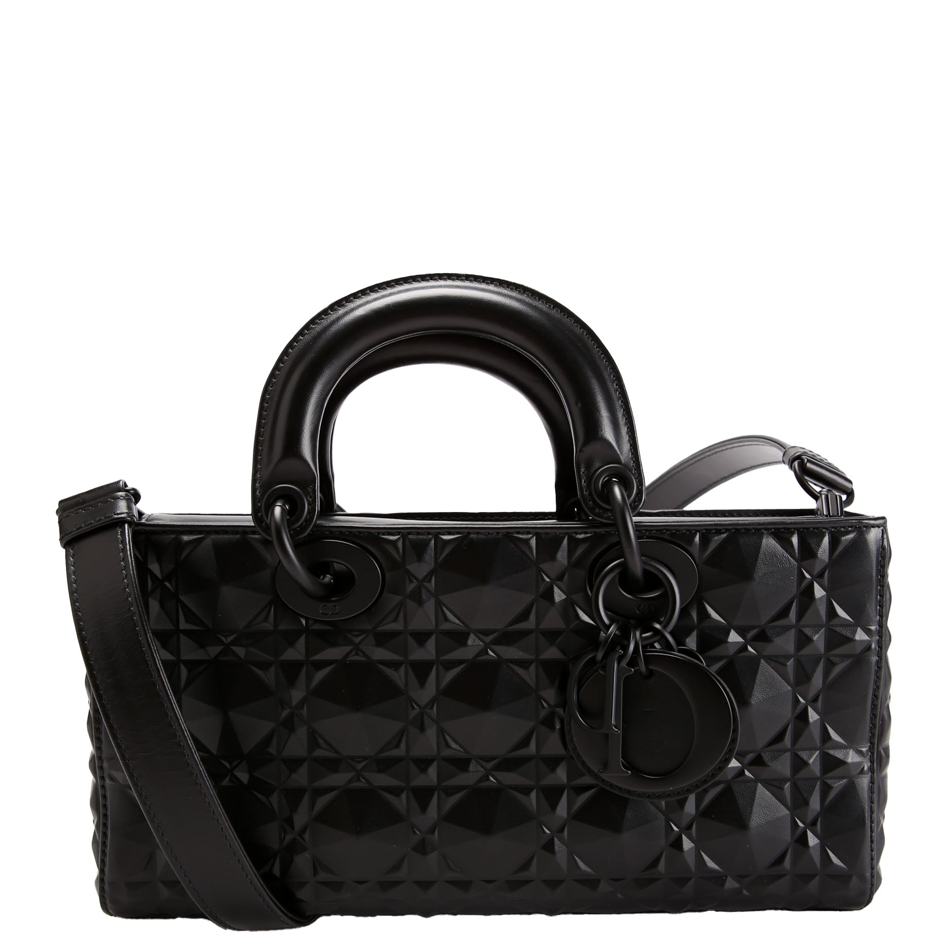 Lady D-Joy Medium Lambskin Black