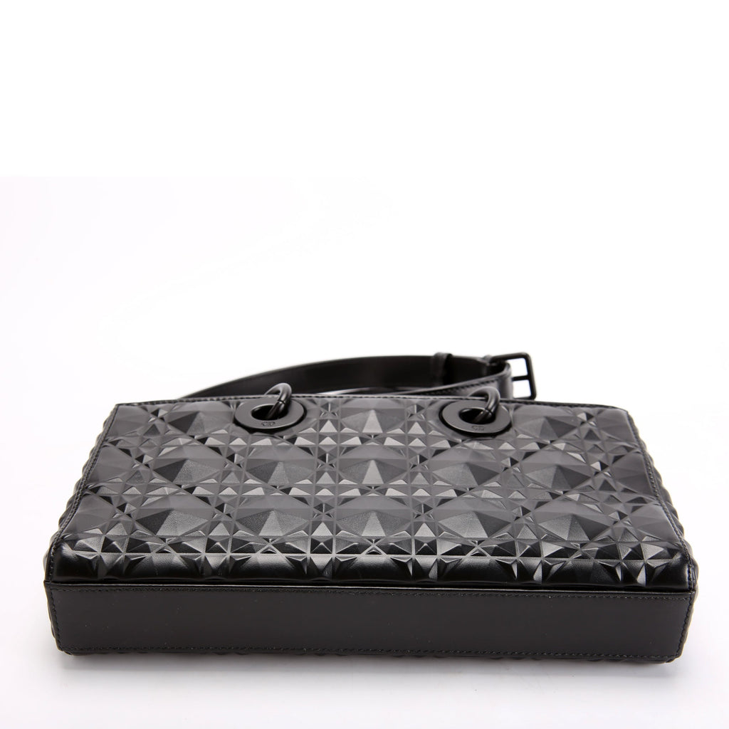 Lady D-Joy Medium Lambskin Black