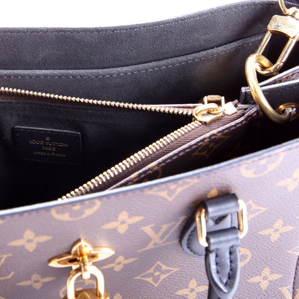 Flower Tote Monogram Black