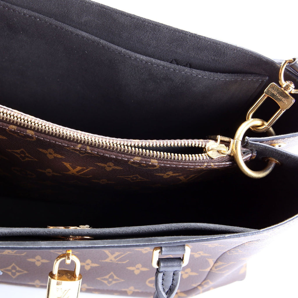 Flower Tote Monogram Black
