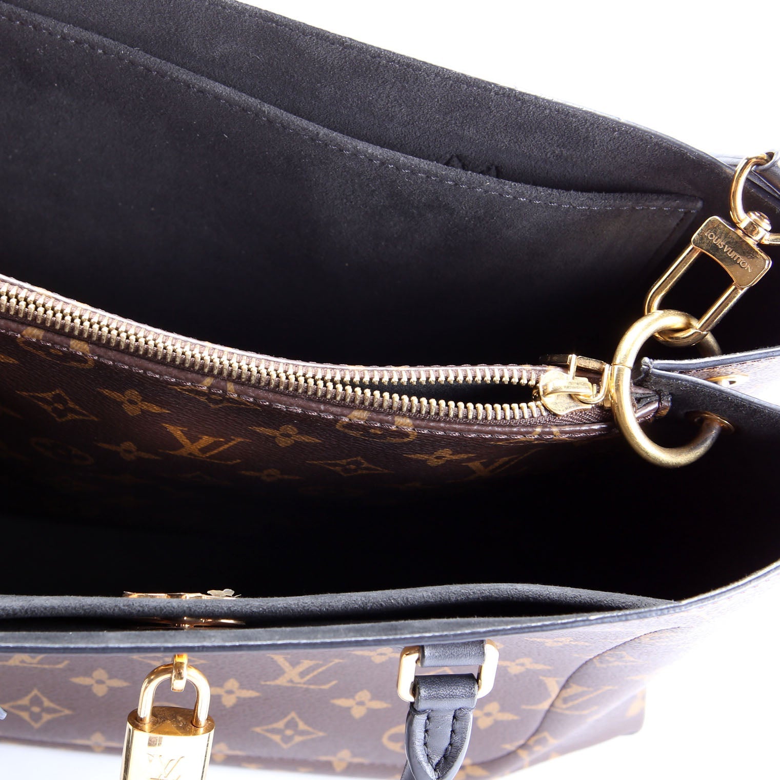 Flower Tote Monogram Black