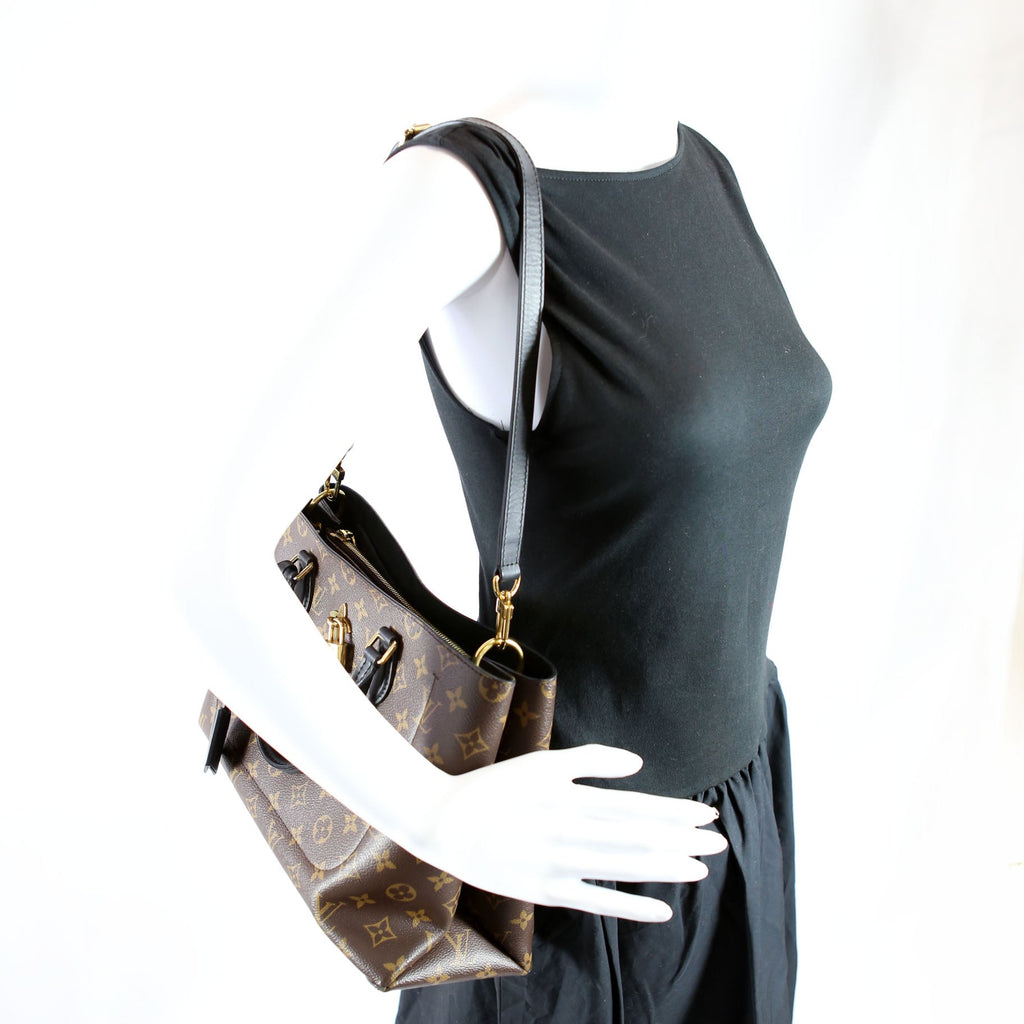 Flower Tote Monogram Black
