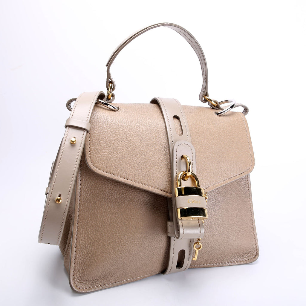 Aby Day Medium Shoulder Bag Turtledove/Gold