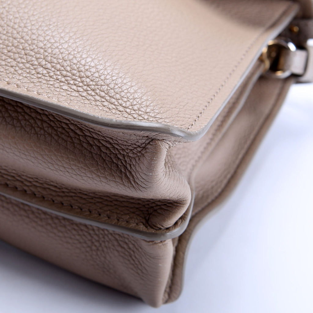 Aby Day Medium Shoulder Bag Turtledove/Gold