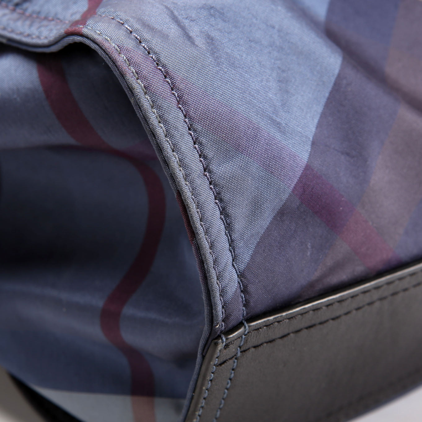Buckleigh Nova Check Nylon Tote