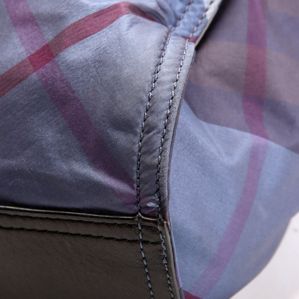 Buckleigh Nova Check Nylon Tote