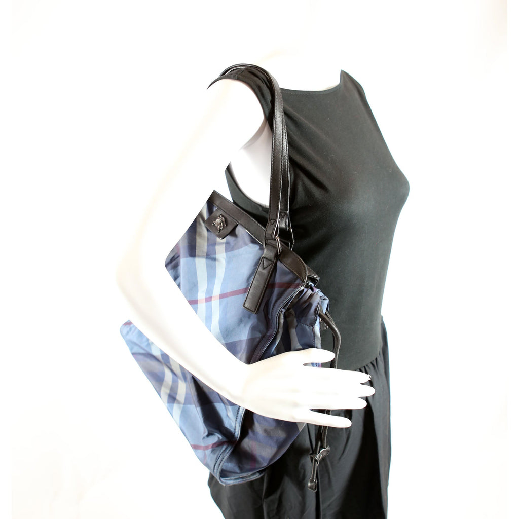 Buckleigh Nova Check Nylon Tote