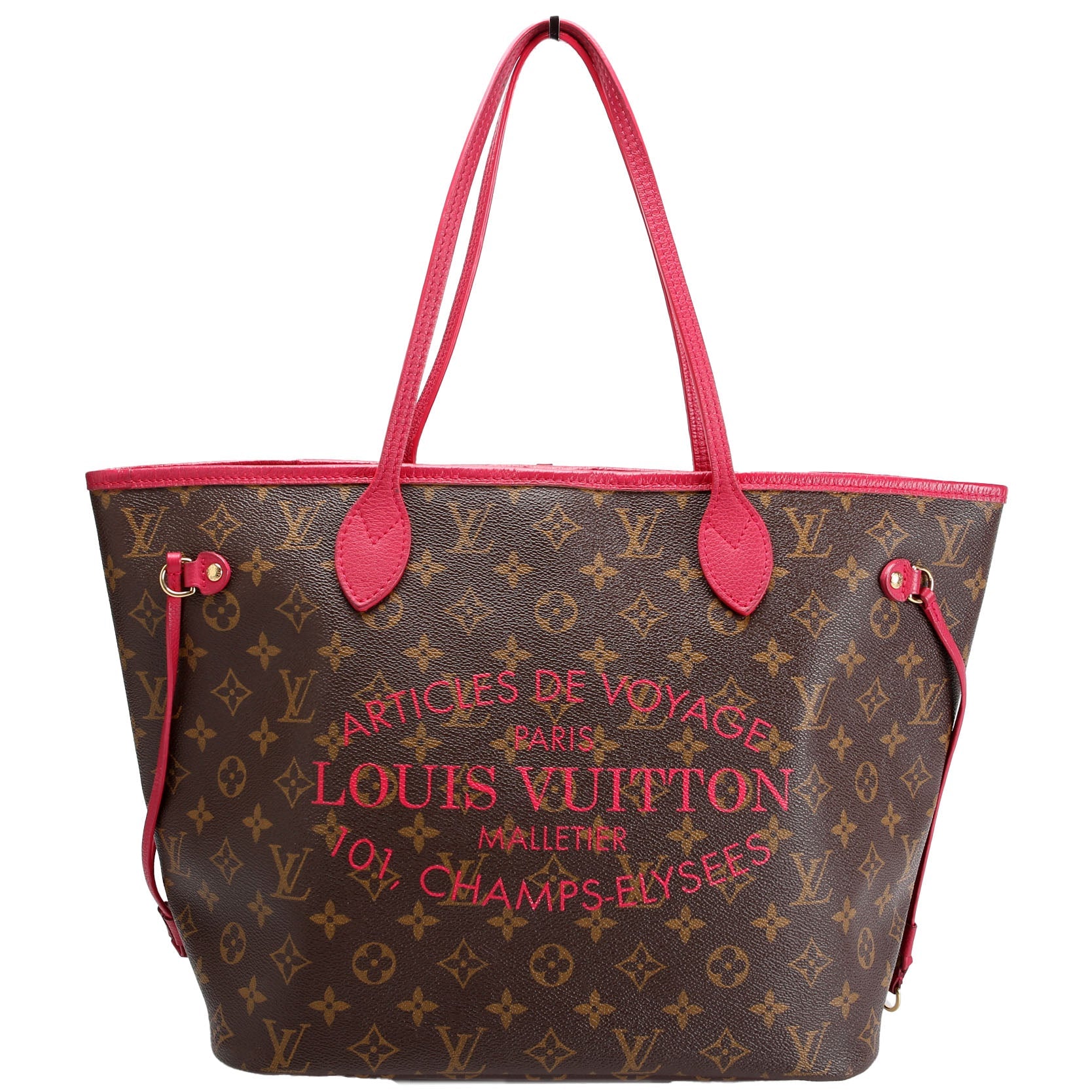 Neverfull MM Ikat Monogram Pink