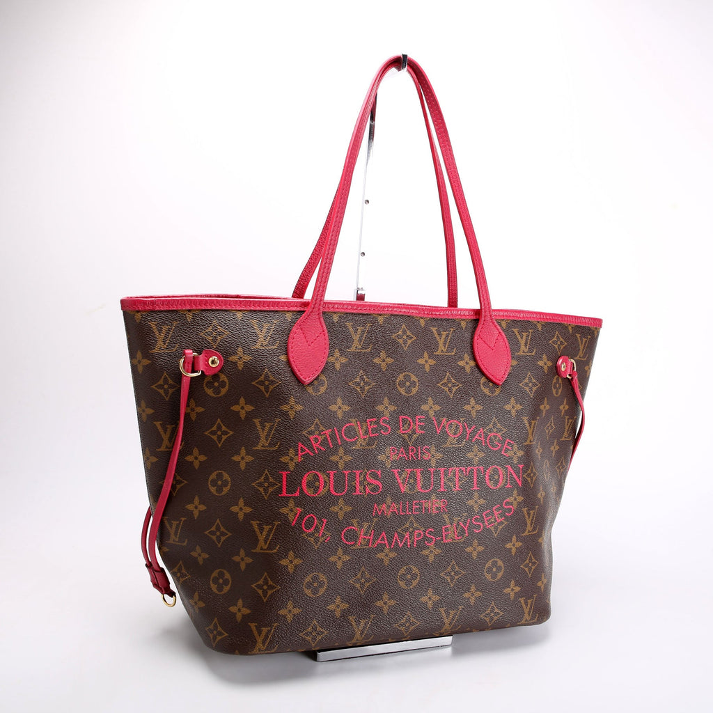 Neverfull MM Ikat Monogram Pink
