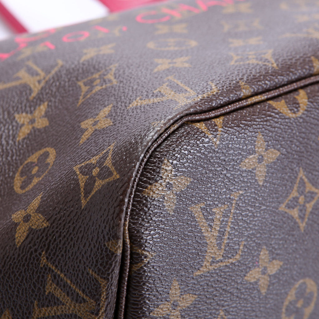 Neverfull MM Ikat Monogram Pink