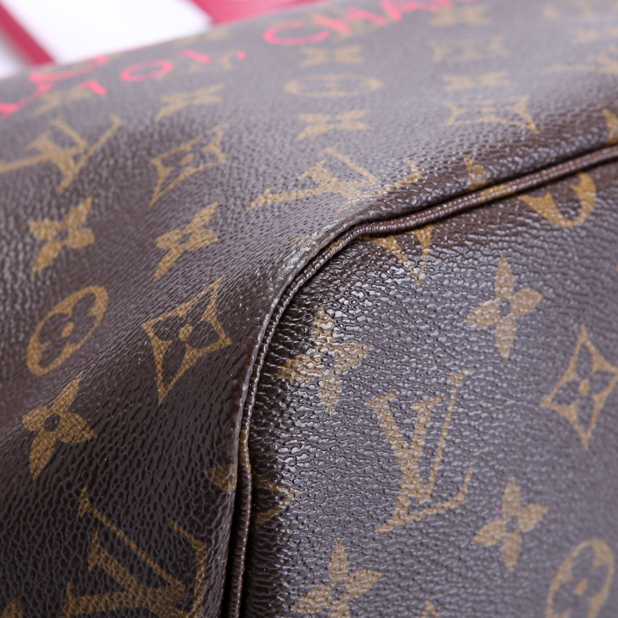 Neverfull MM Ikat Monogram Pink