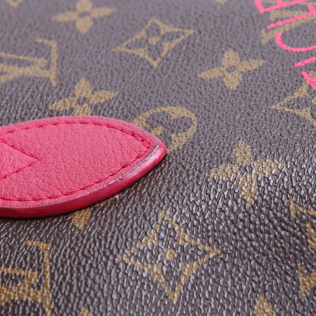 Neverfull MM Ikat Monogram Pink