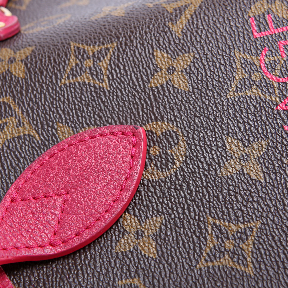 Neverfull MM Ikat Monogram Pink
