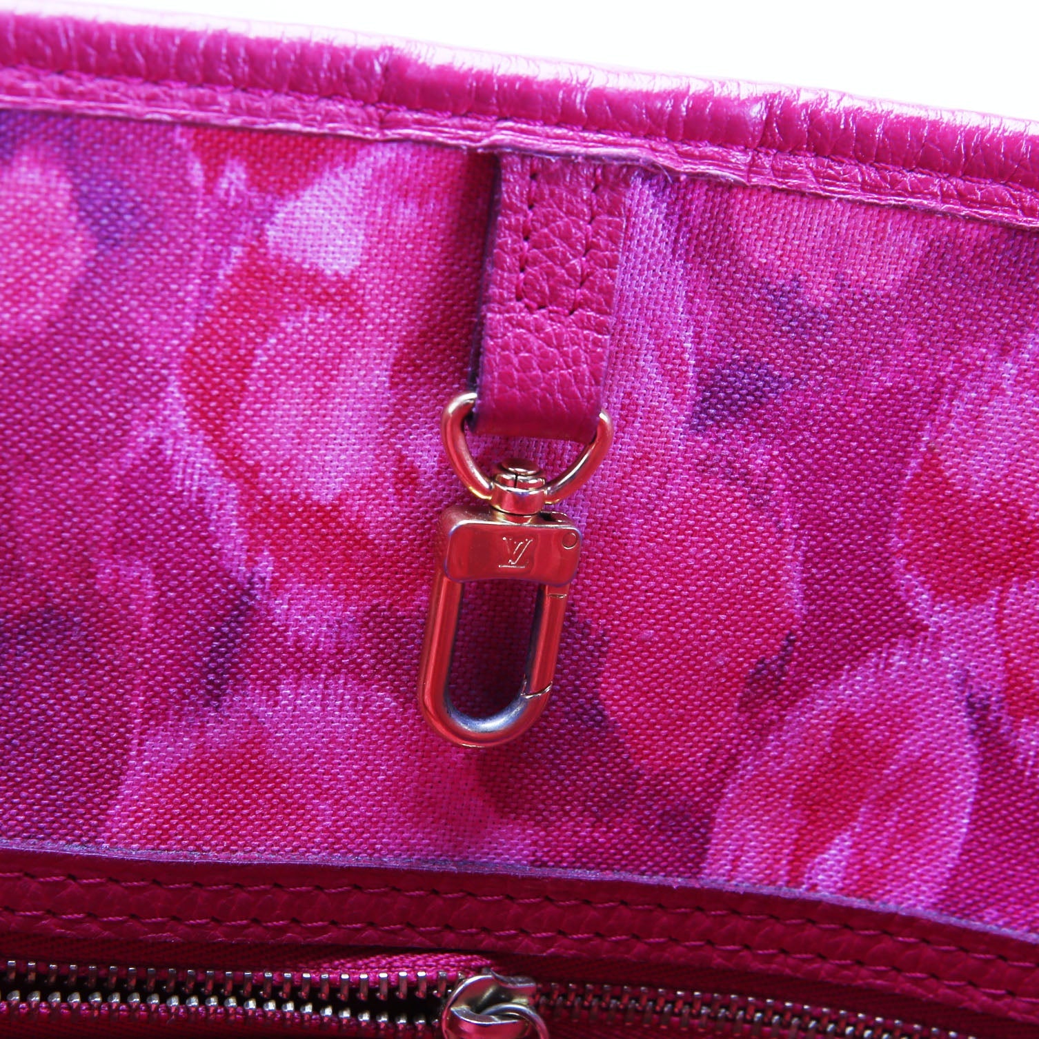 Neverfull MM Ikat Monogram Pink