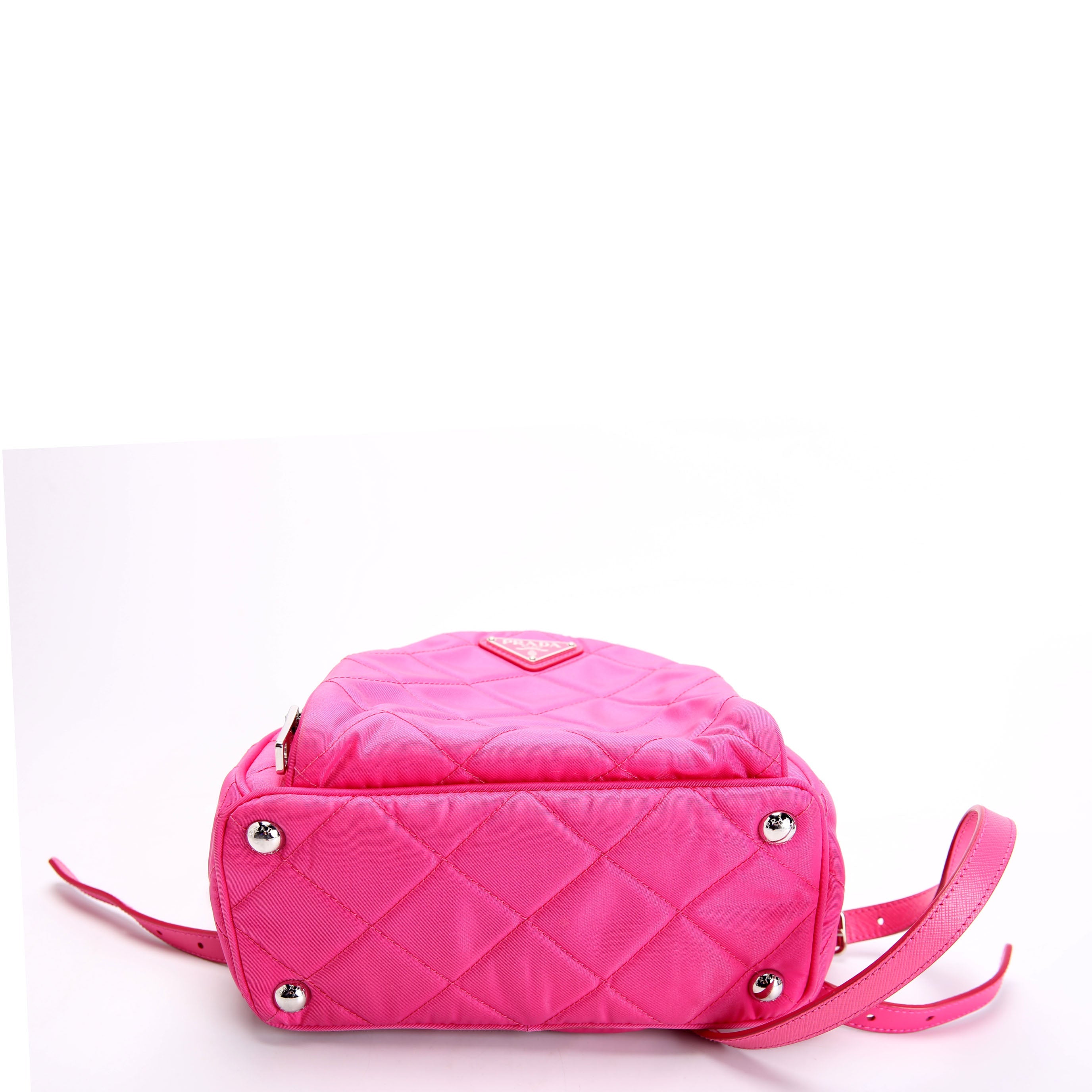Prada Quilted Nylon Impuntu Backpack Pink