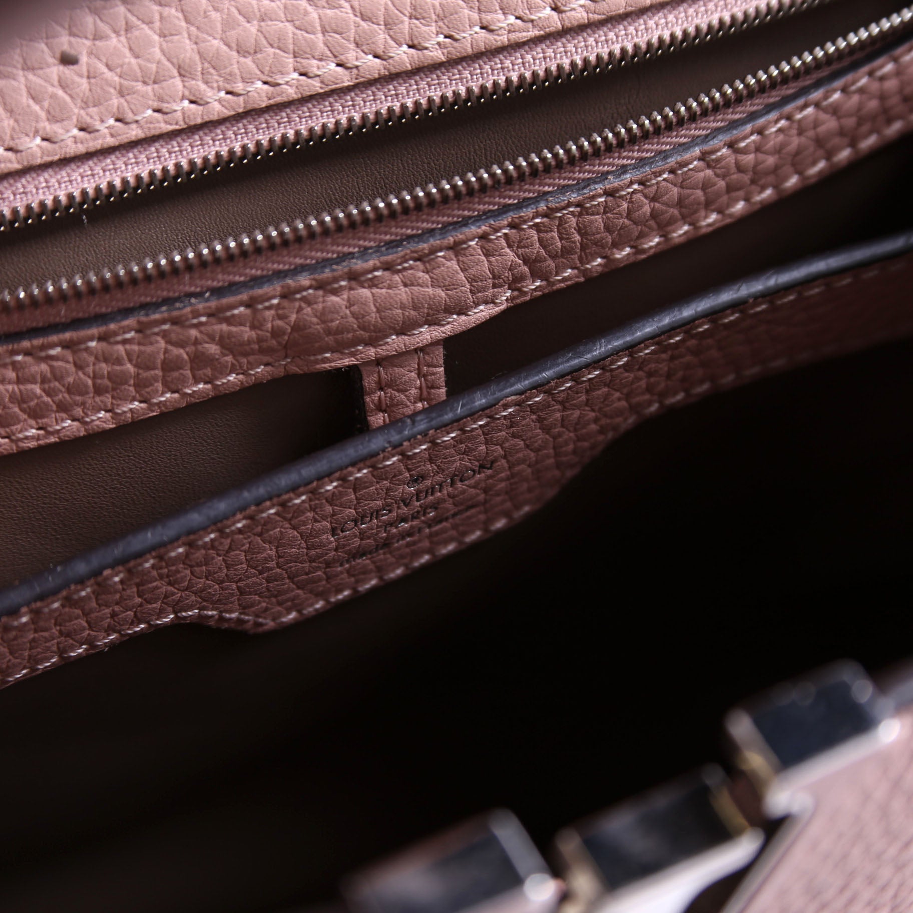 Capucines PM Taurillon Pink