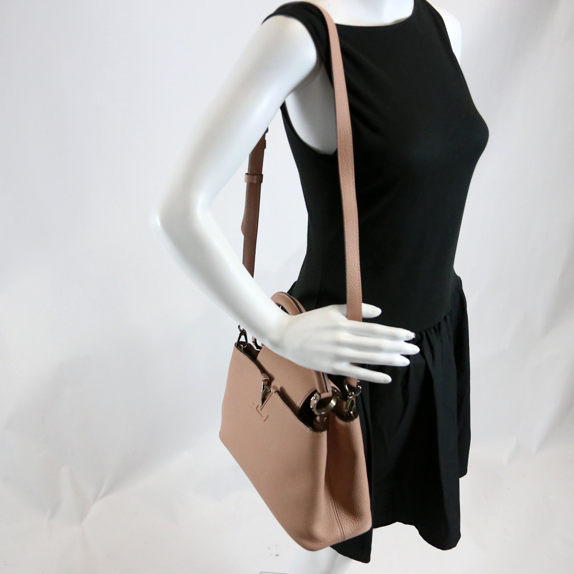 Capucines PM Taurillon Pink