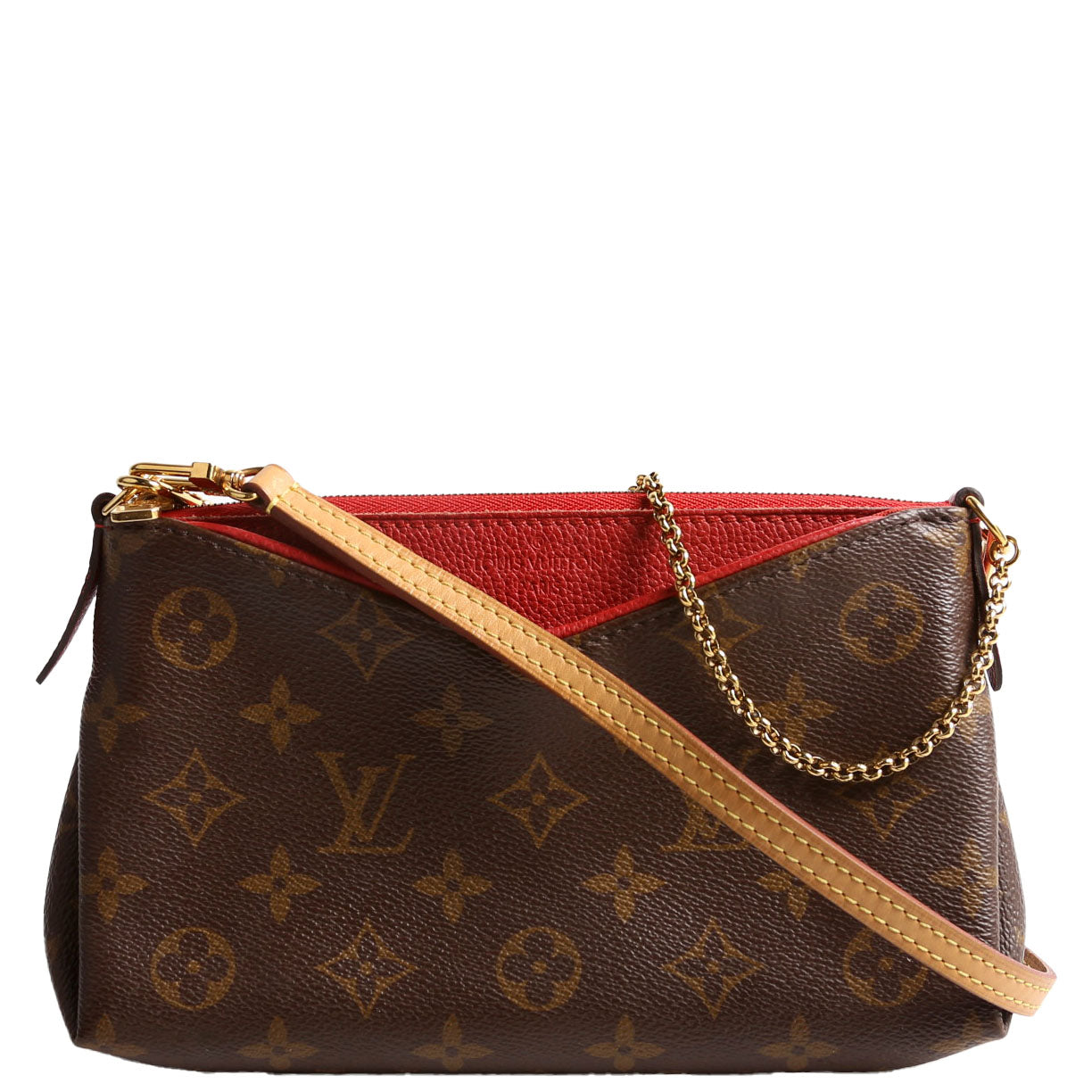 Pallas Clutch Monogram Red