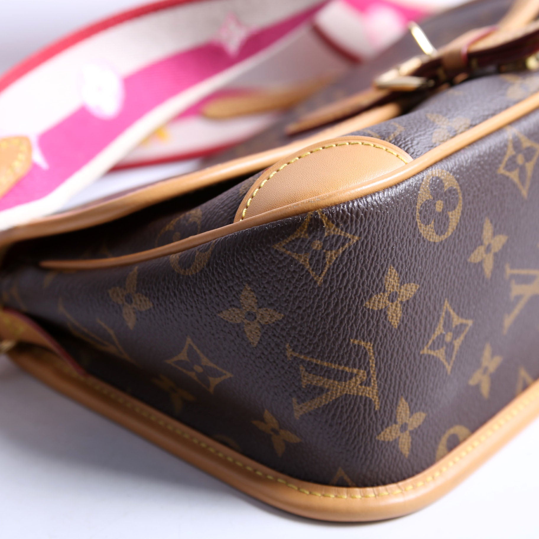 Diane NM Satchel Monogram Pink