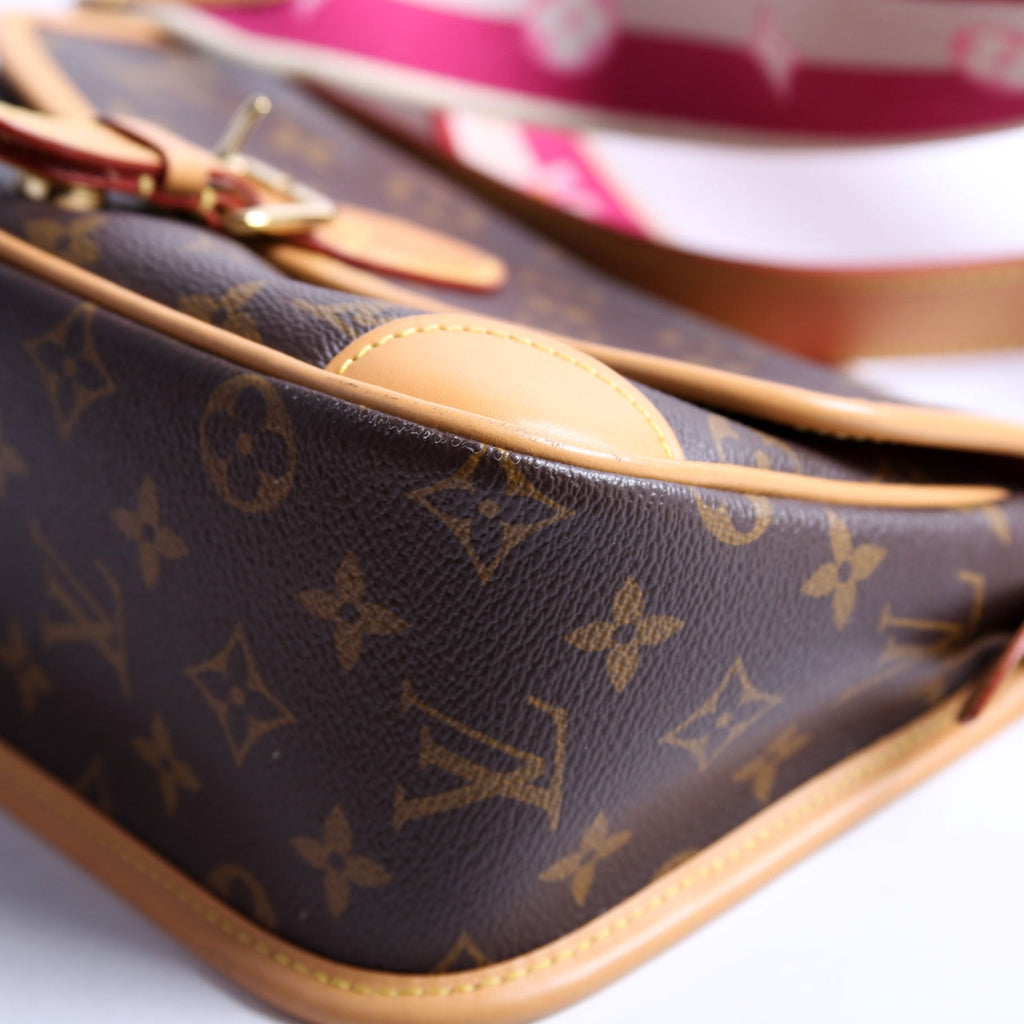 Diane NM Satchel Monogram Pink