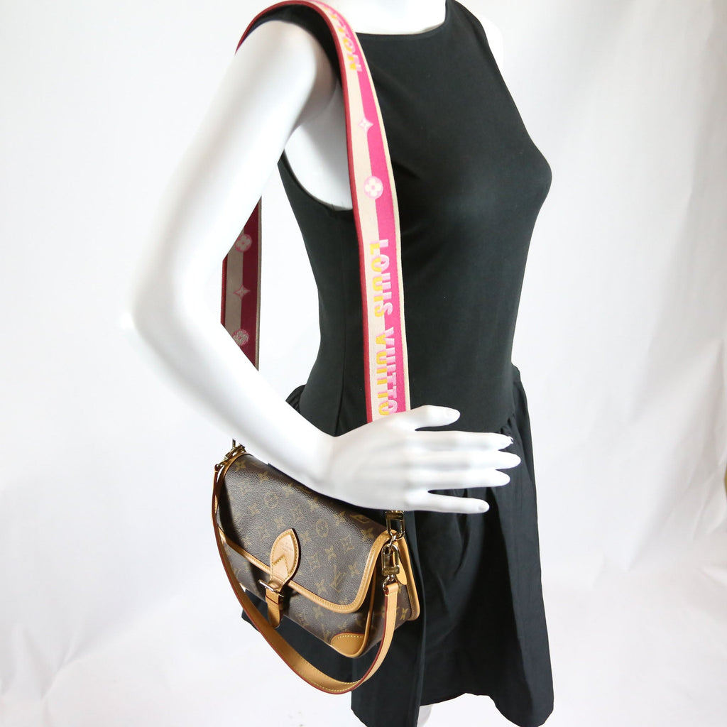 Diane NM Satchel Monogram Pink