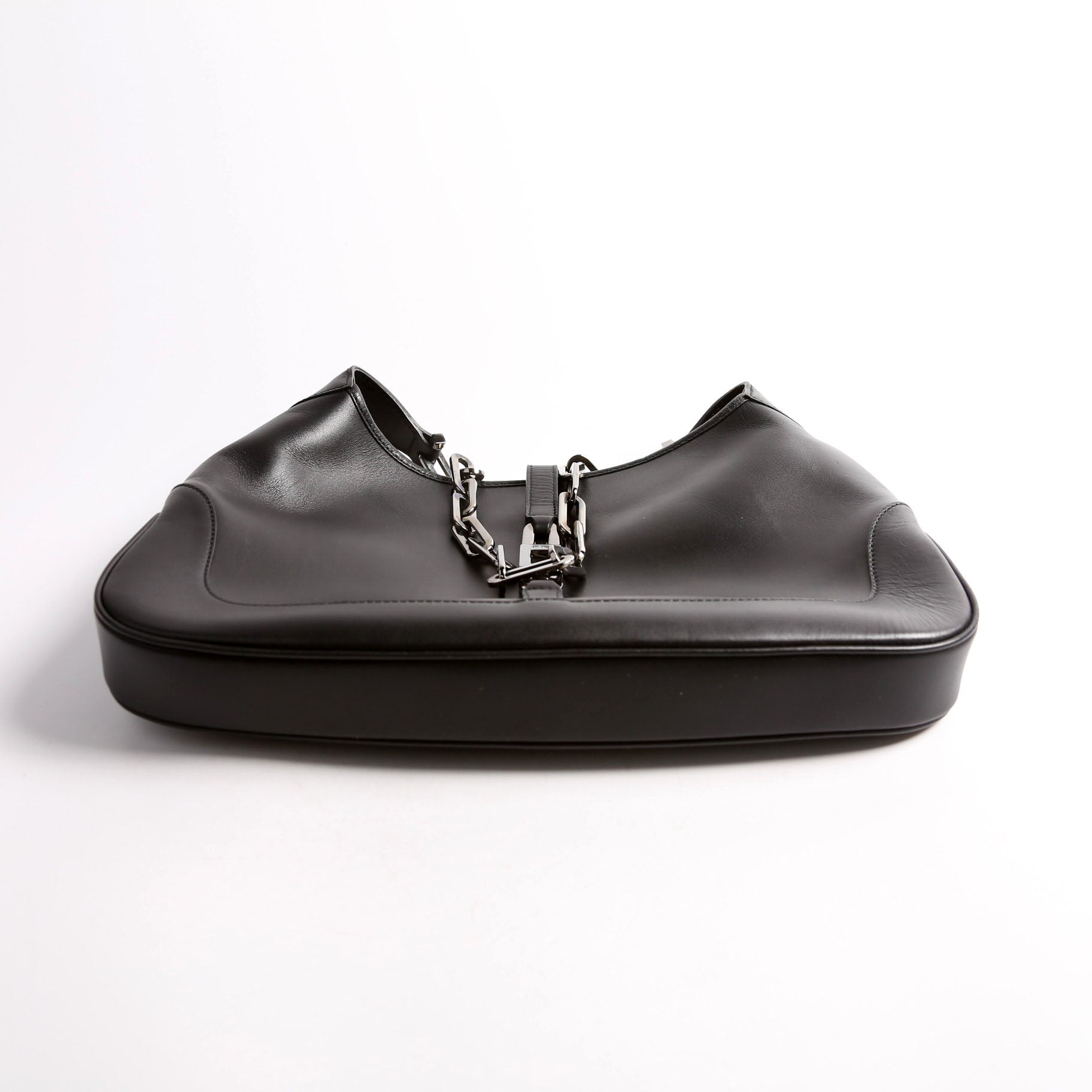 001.4015 Jackie Chain Hobo Leather Vintage Black