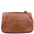 763475 Jamie 4.3 Small Quilted Lambskin Brown